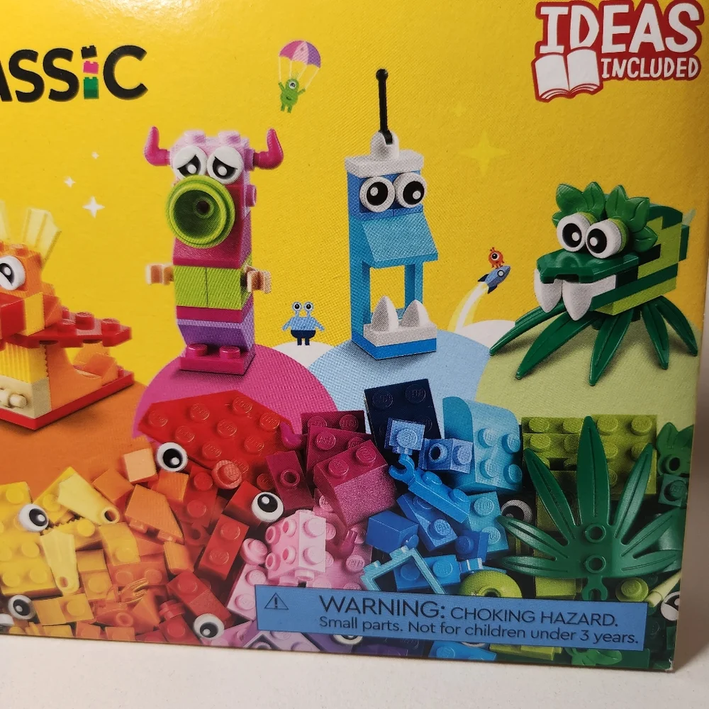 NEW Lego Classic 11017 CREATIVE MONSTERS Halloween Piece Building Toy Set - SEAL